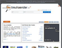 Tablet Screenshot of die-treuhaender.ch